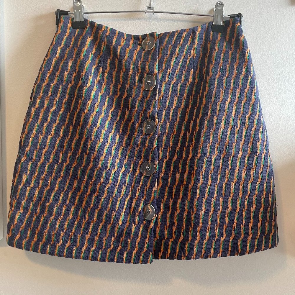 & Other Stories Button Front Miniskirt